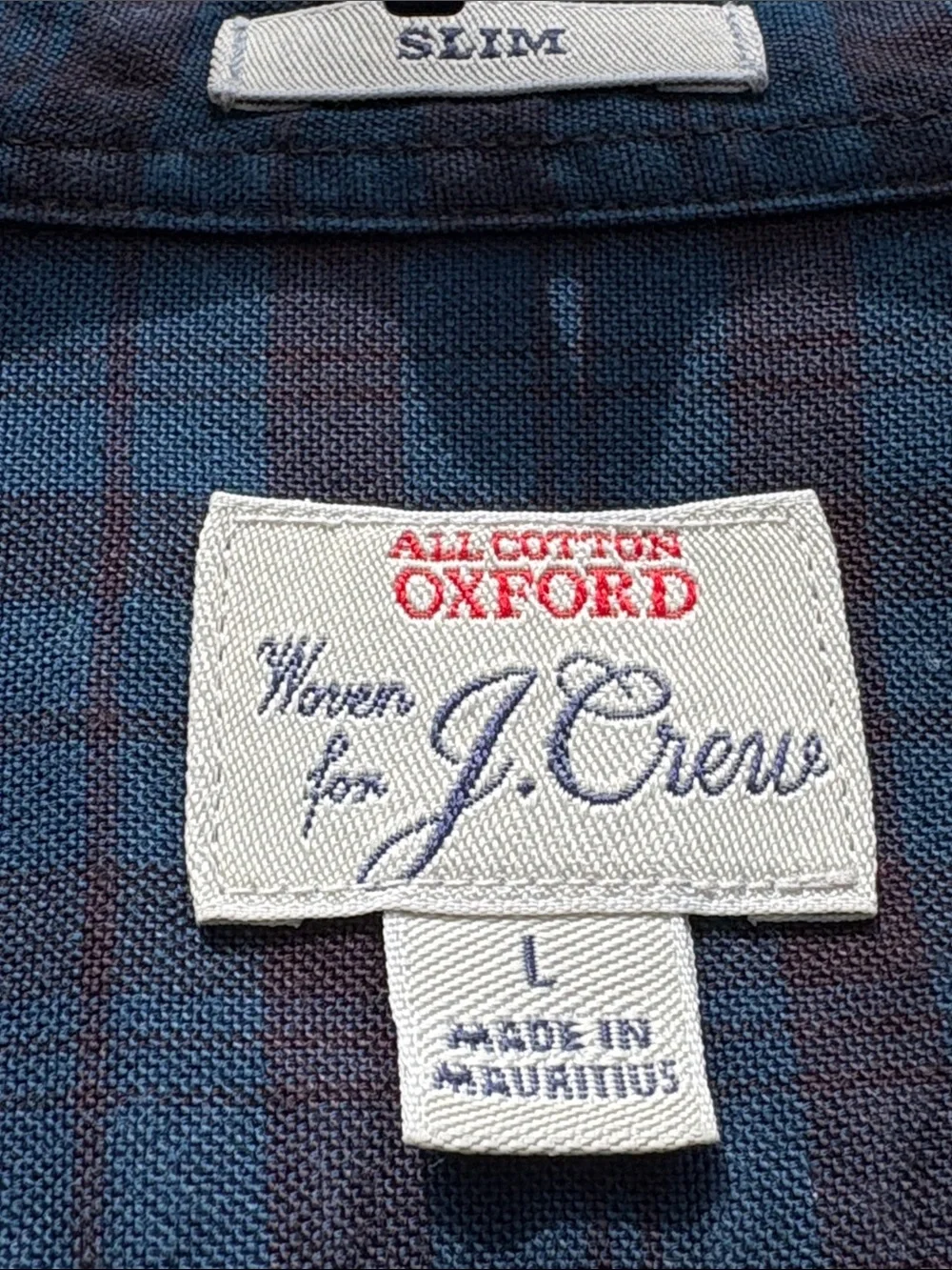 J. Crew large all cotton oxford!